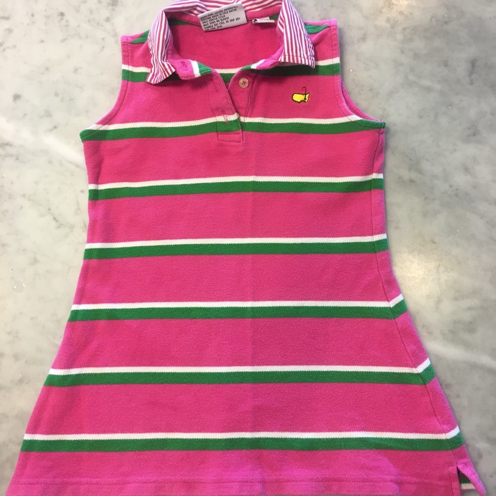 Precious pink Masters/Augusta National polo dress